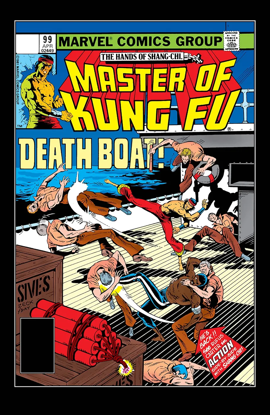 Cover of Master of Kung Fu #99