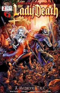 Cover of Brian Pulido's Lady Death: A Medieval Tale #2