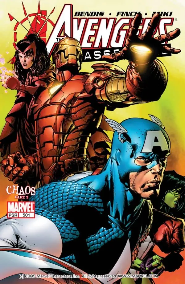 Cover of Avengers #501