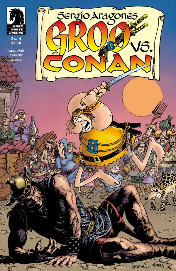 Cover of Groo vs. Conan #3