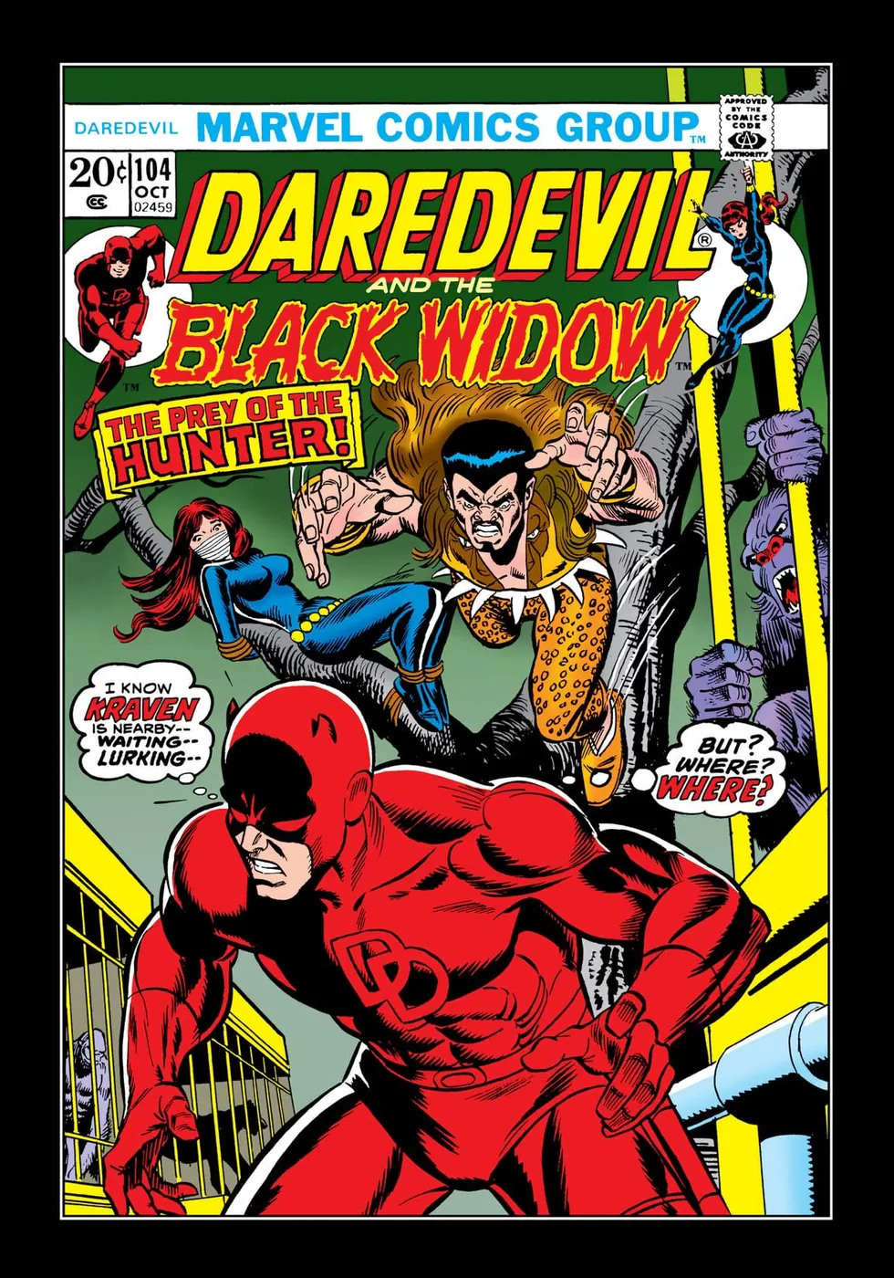 Cover of Daredevil #104