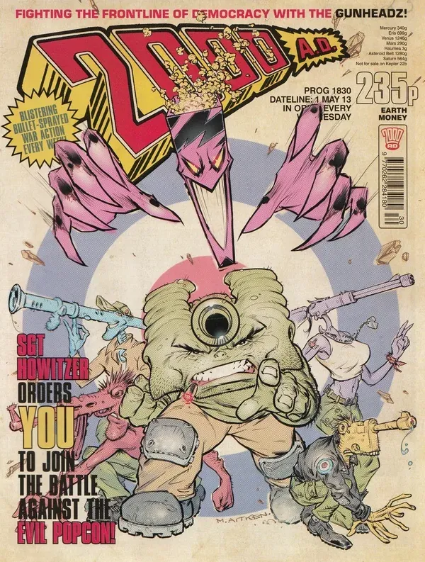 Cover of 2000 AD #1830