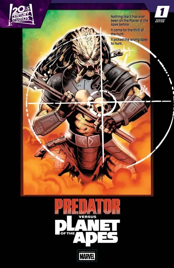 Cover of Predator vs. The Planet of the Apes #1