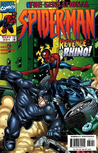 Cover of The Sensational Spider-Man #31