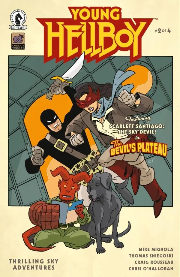 Cover of Young Hellboy: Thrilling Sky Adventures #2