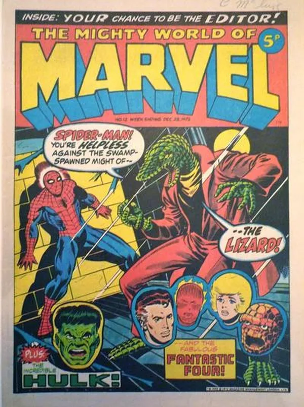 Cover of The Mighty World of Marvel #12