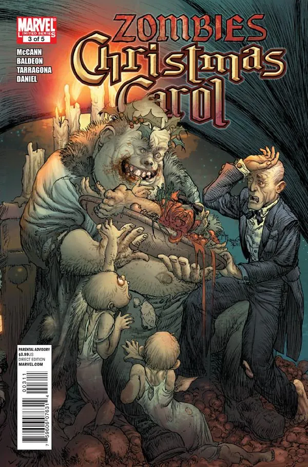 Cover of Marvel Zombies Christmas Carol #3