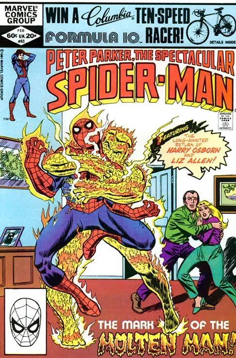 Cover of The Spectacular Spider-Man #63