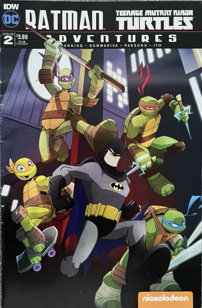 Cover of Batman / Teenage Mutant Ninja Turtles Adventures #2