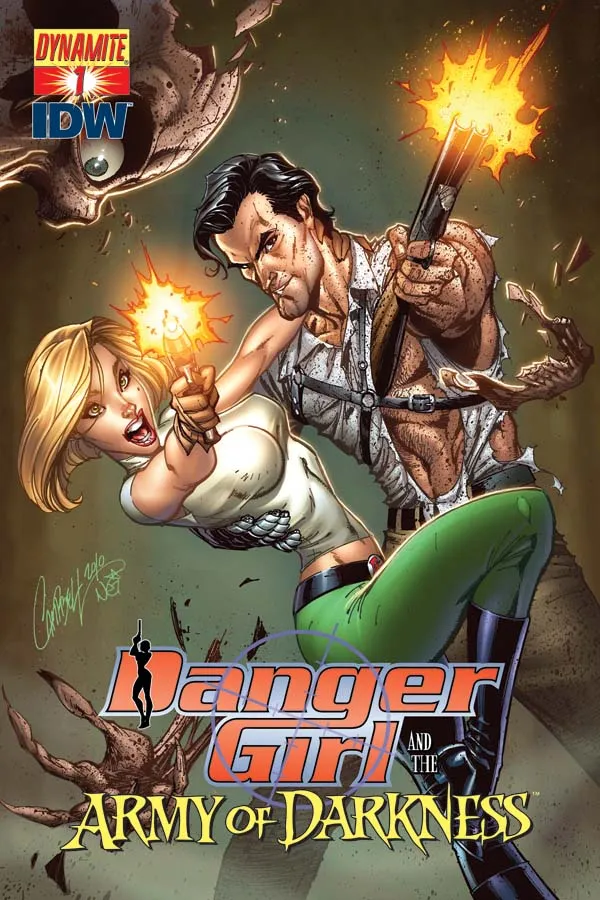 Cover of Danger Girl and the Army of Darkness #1