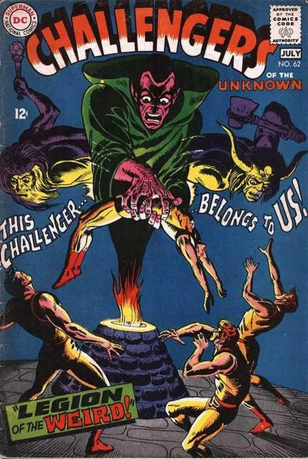 Cover of Challengers of the Unknown #62