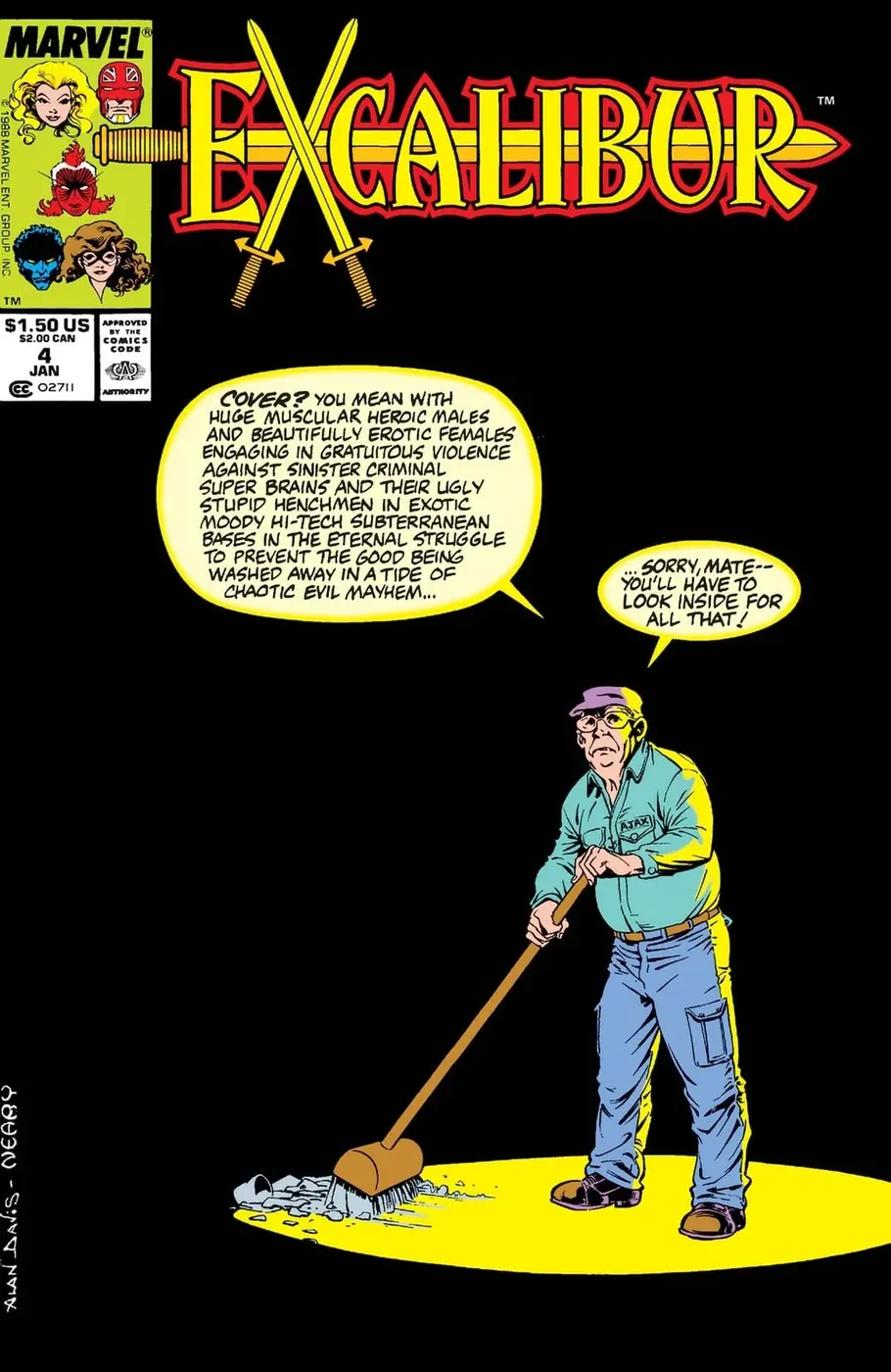 Cover of Excalibur #4