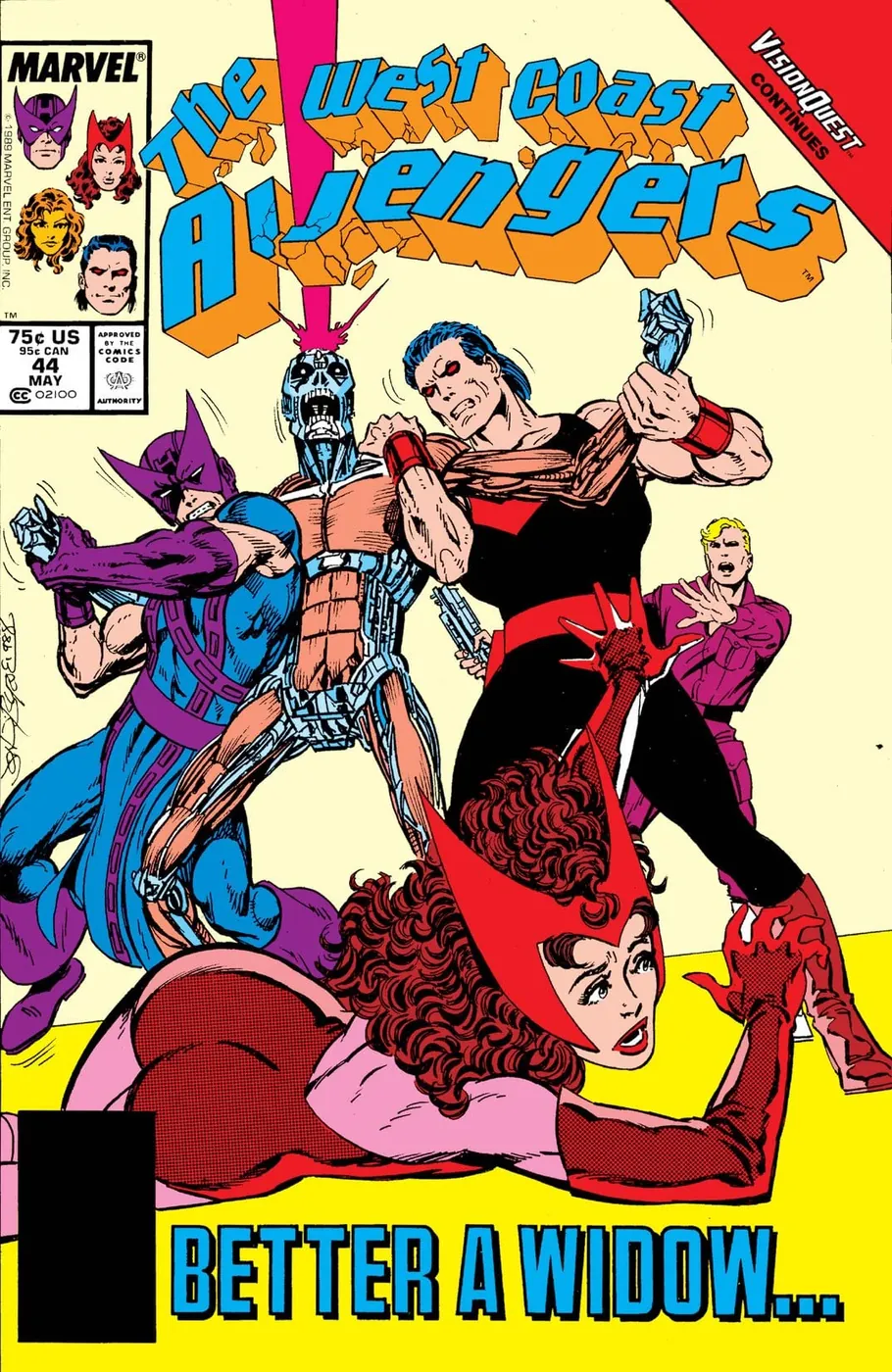 Cover of West Coast Avengers #44