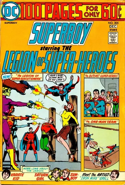 Cover of Superboy #205