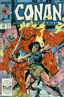 Cover of Conan the Barbarian #205