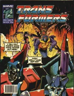 Cover of The Transformers #324