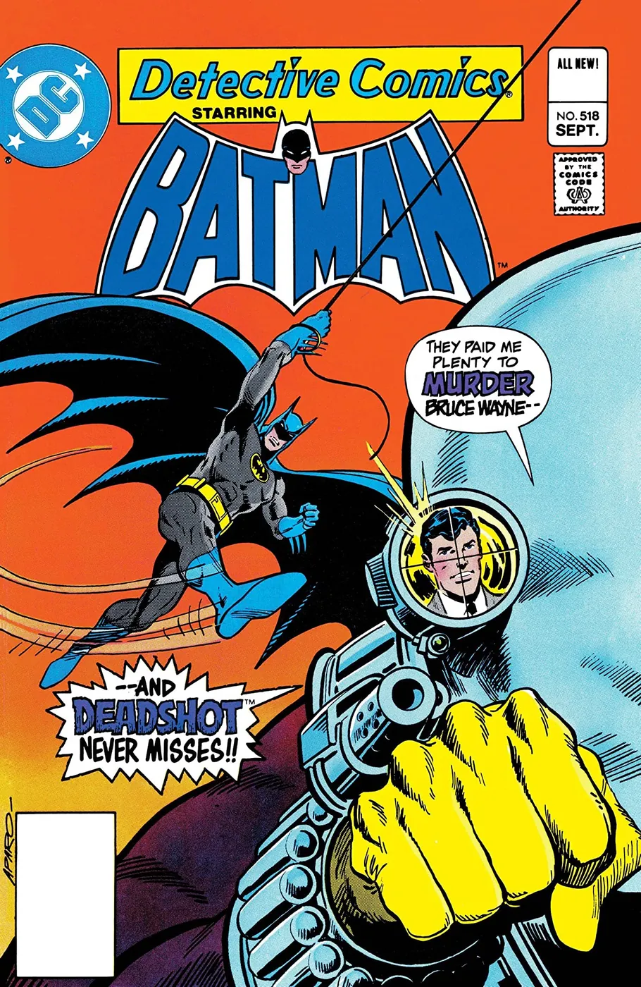 Cover of Detective Comics #518