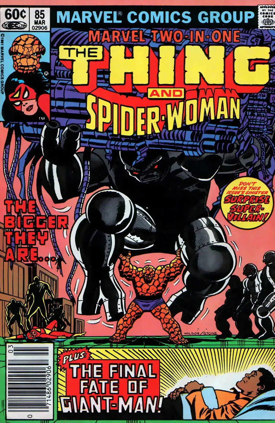 Cover of Marvel Two-in-One #85