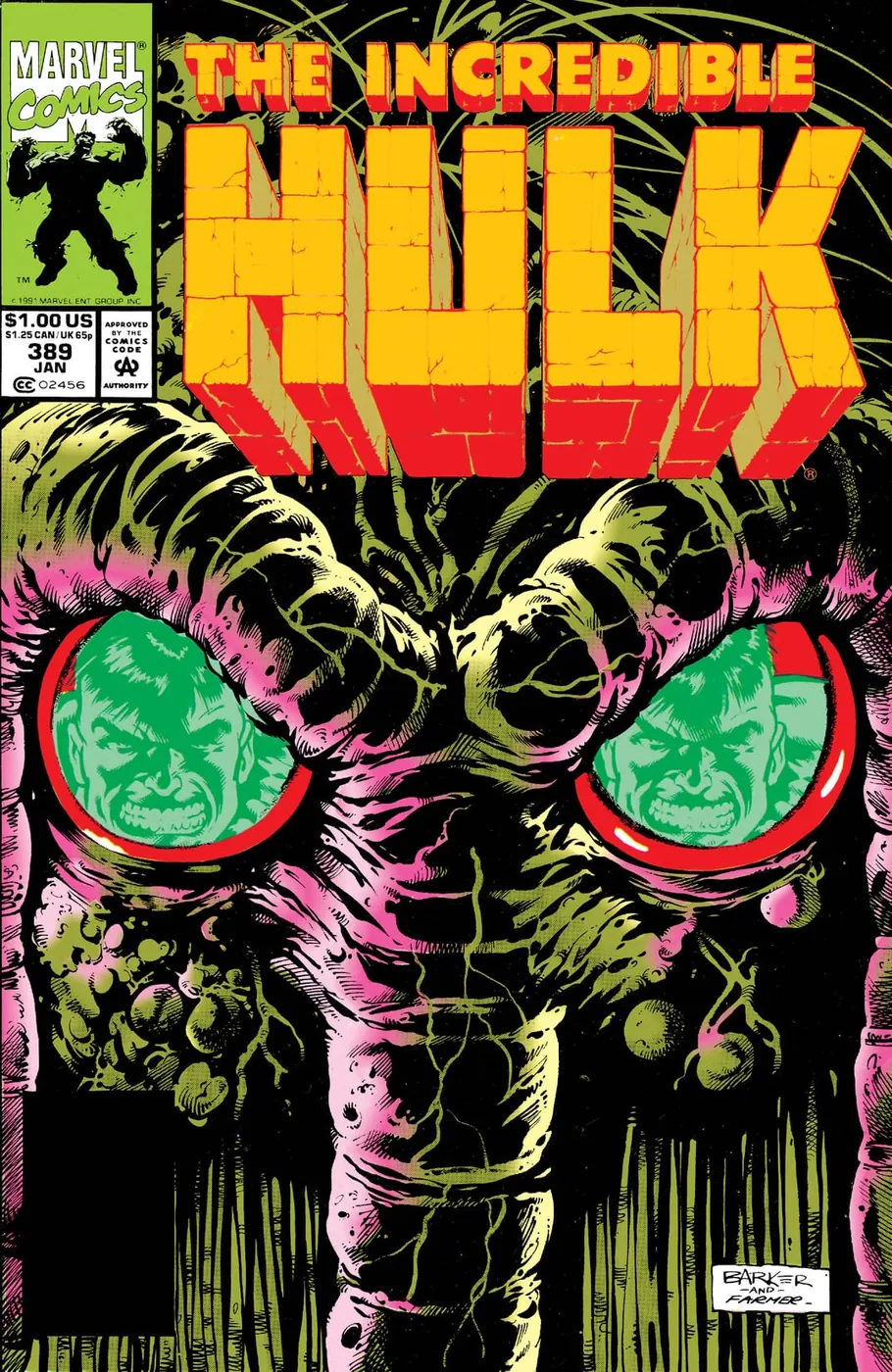Cover of The Incredible Hulk #389