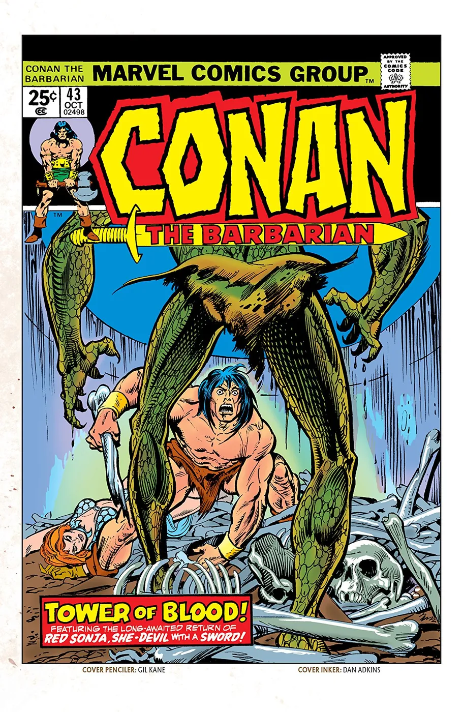 Cover of Conan the Barbarian #43