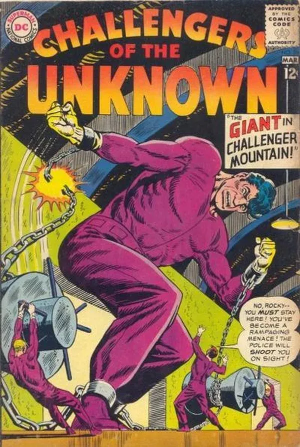 Cover of Challengers of the Unknown #36
