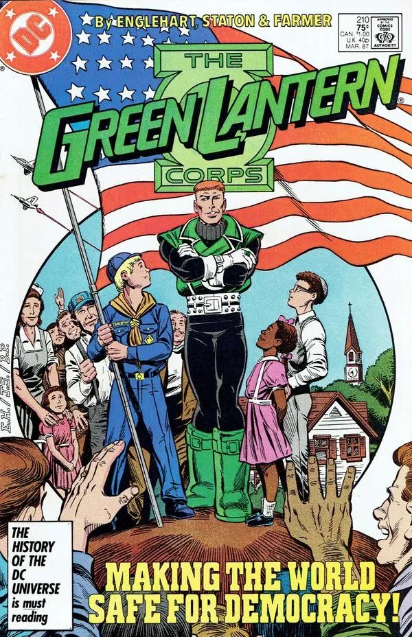 Cover of The Green Lantern Corps #210