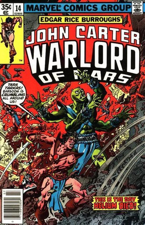 Cover of John Carter, Warlord of Mars #14
