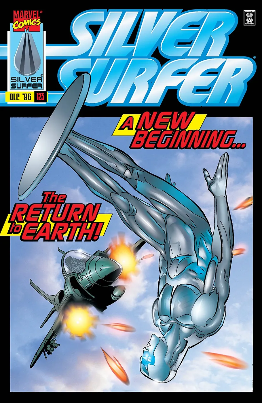 Cover of Silver Surfer #123