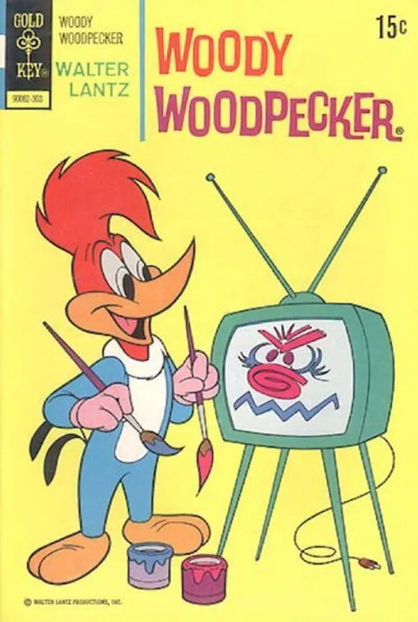 Cover of Walter Lantz Woody Woodpecker #128
