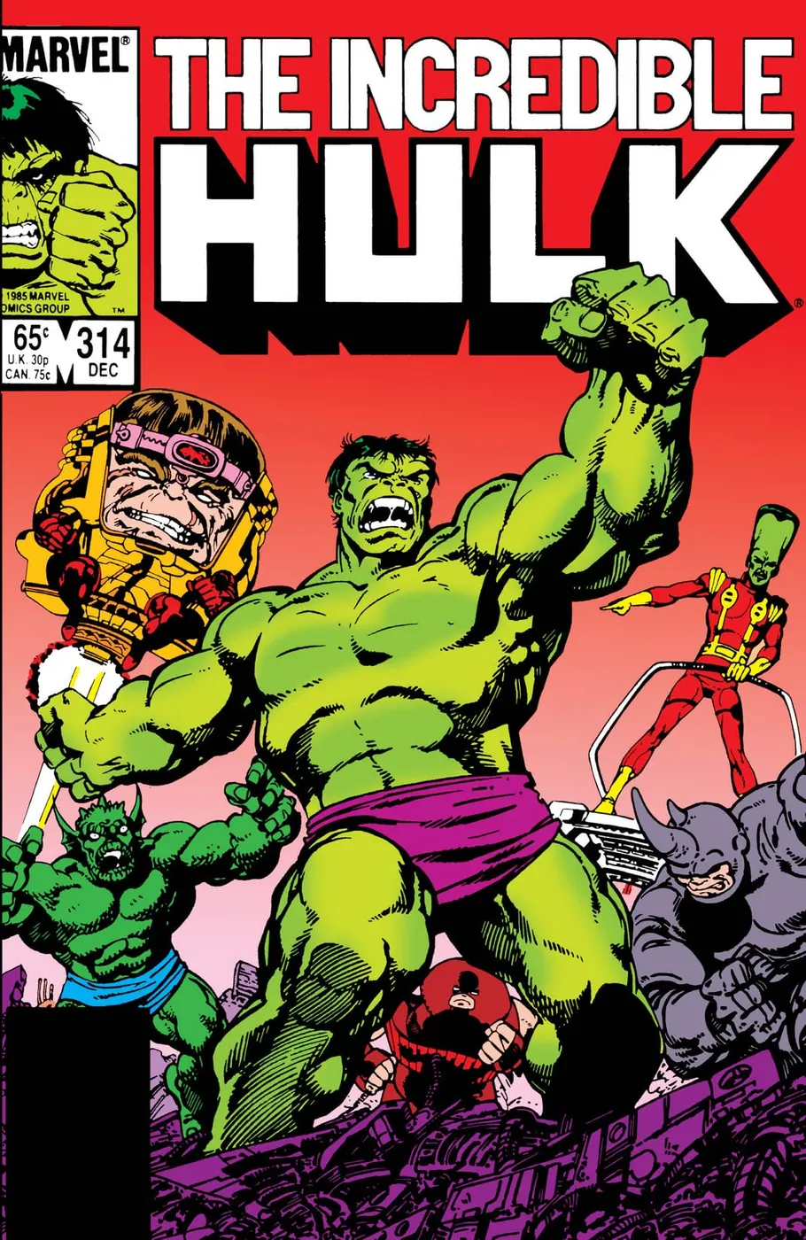 Cover of The Incredible Hulk #314