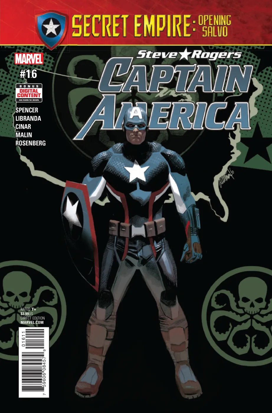 Cover of Captain America: Steve Rogers #16