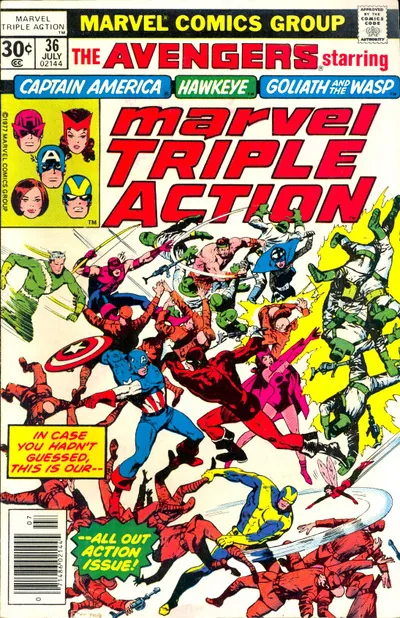 Cover of Marvel Triple Action #36