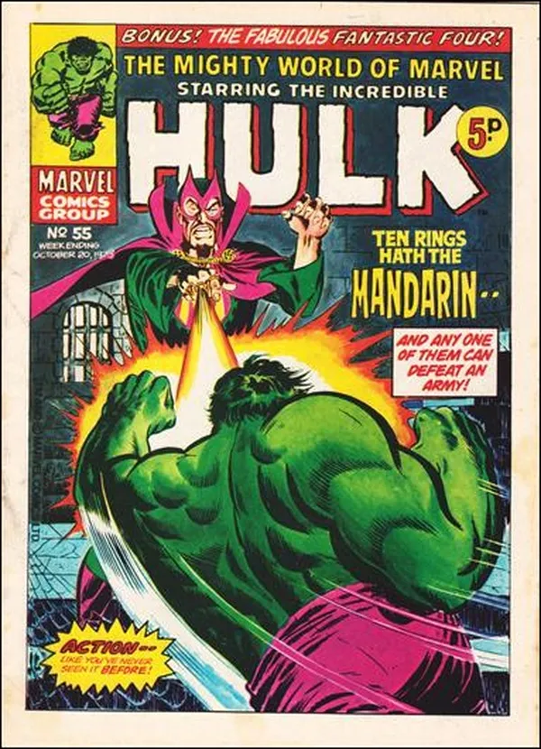 Cover of The Mighty World of Marvel #55