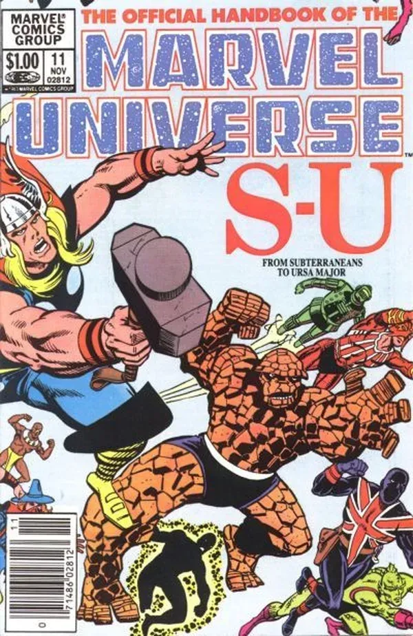 Cover of The Official Handbook of the Marvel Universe #11