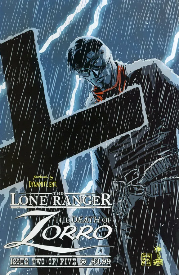 Cover of The Lone Ranger & Zorro: The Death of Zorro #2