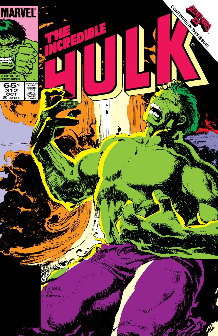 Cover of The Incredible Hulk #312