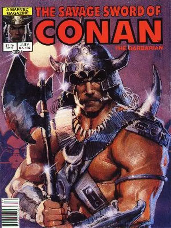Cover of The Savage Sword of Conan #102