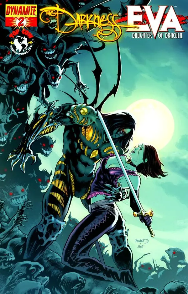 Cover of The Darkness vs. Eva: Daughter of Dracula #2