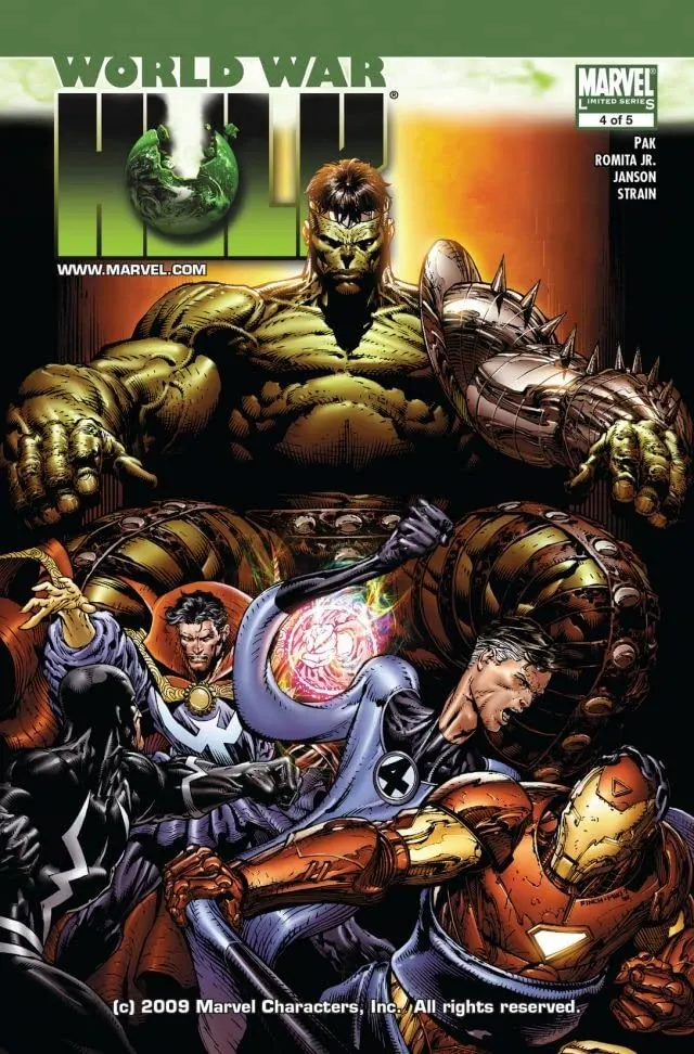 Cover of World War Hulk #4