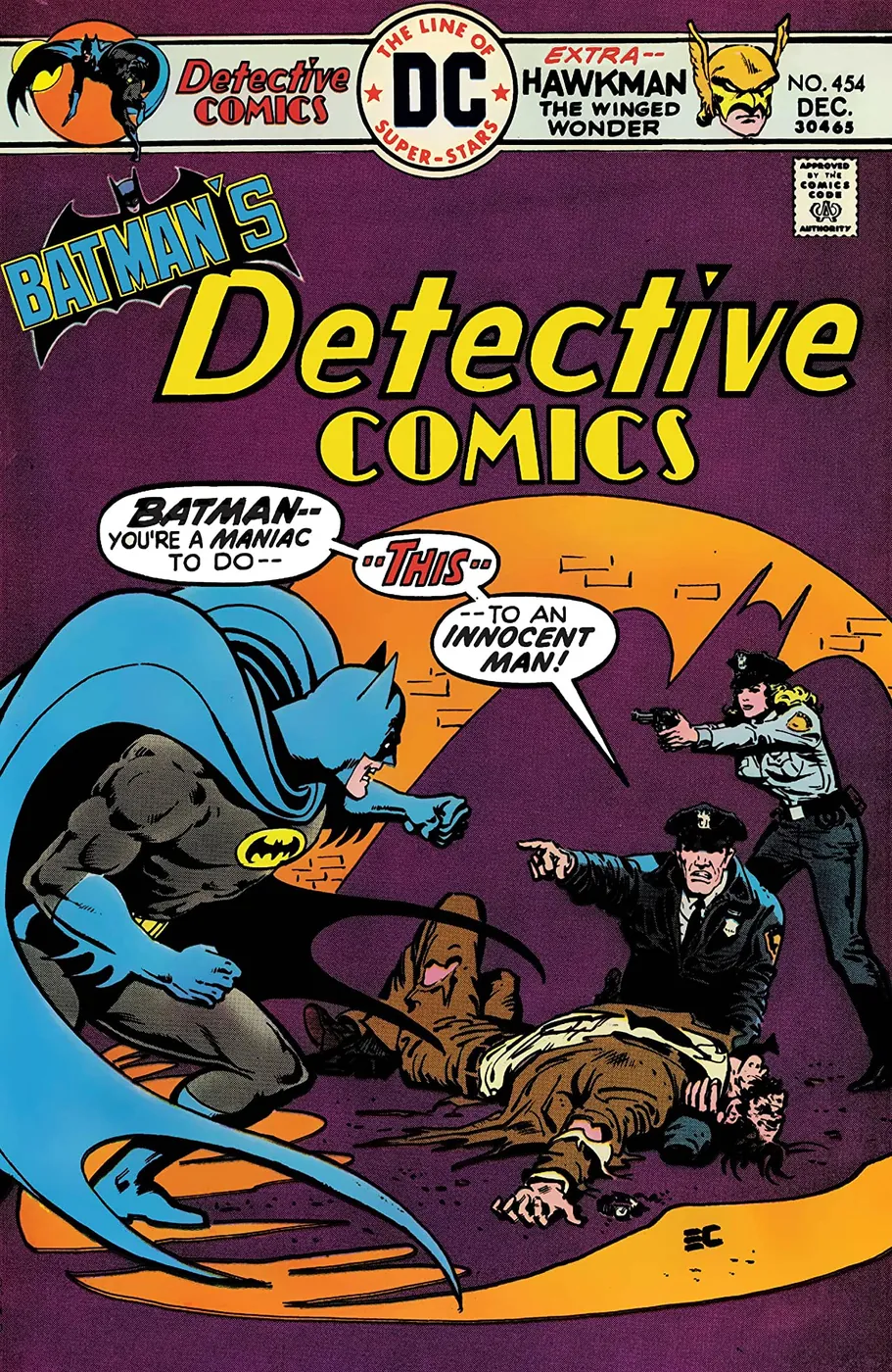Cover of Detective Comics #454