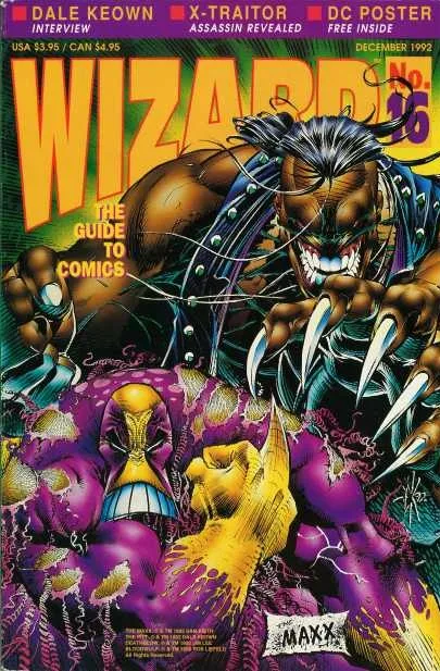 Cover of Wizard: The Comics Magazine #16