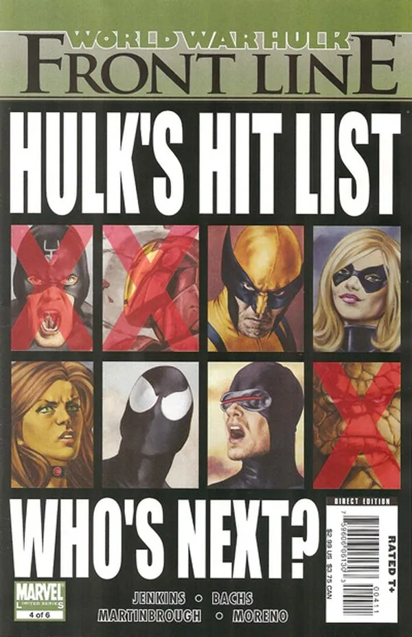 Cover of World War Hulk: Front Line #4