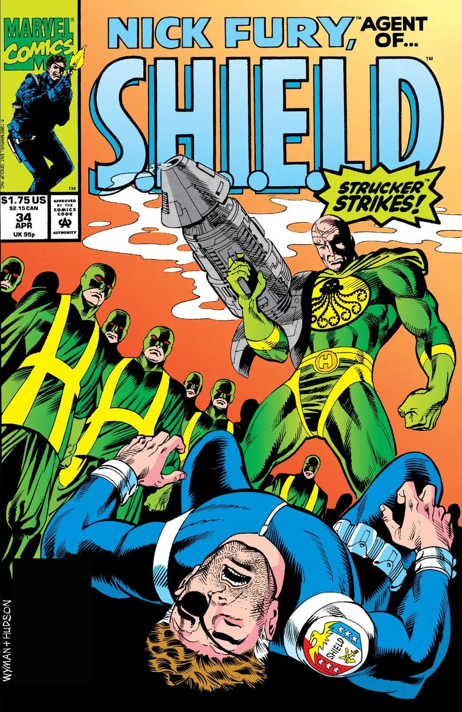 Cover of Nick Fury, Agent of S.H.I.E.L.D. #34