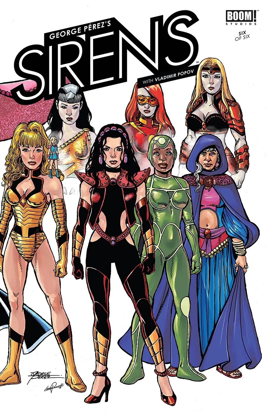 Cover of George Pérez's Sirens #6