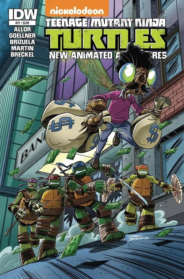 Cover of Teenage Mutant Ninja Turtles New Animated Adventures #21
