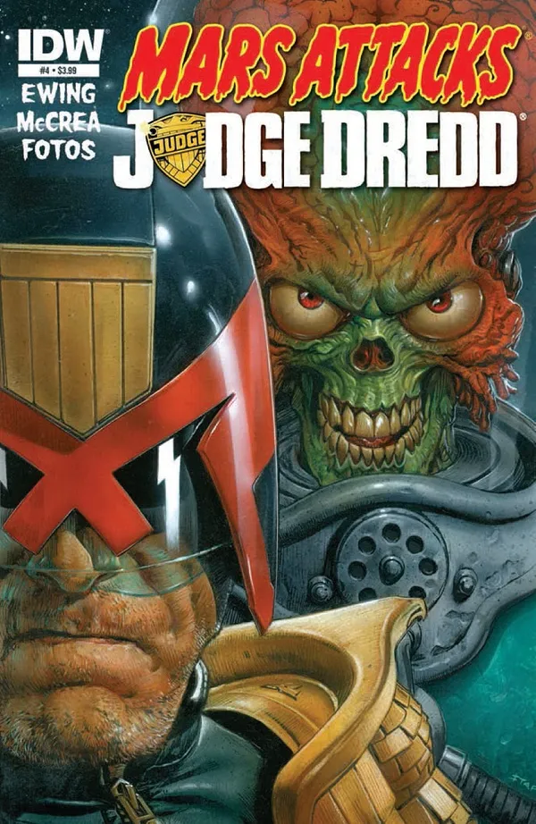 Cover of Mars Attacks Judge Dredd #4