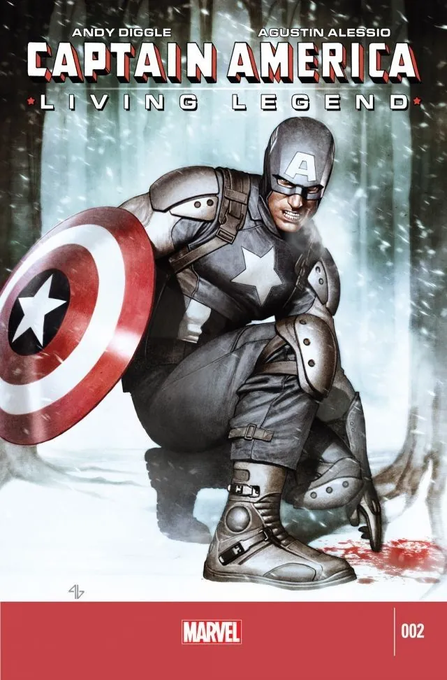 Cover of Captain America: Living Legend #2