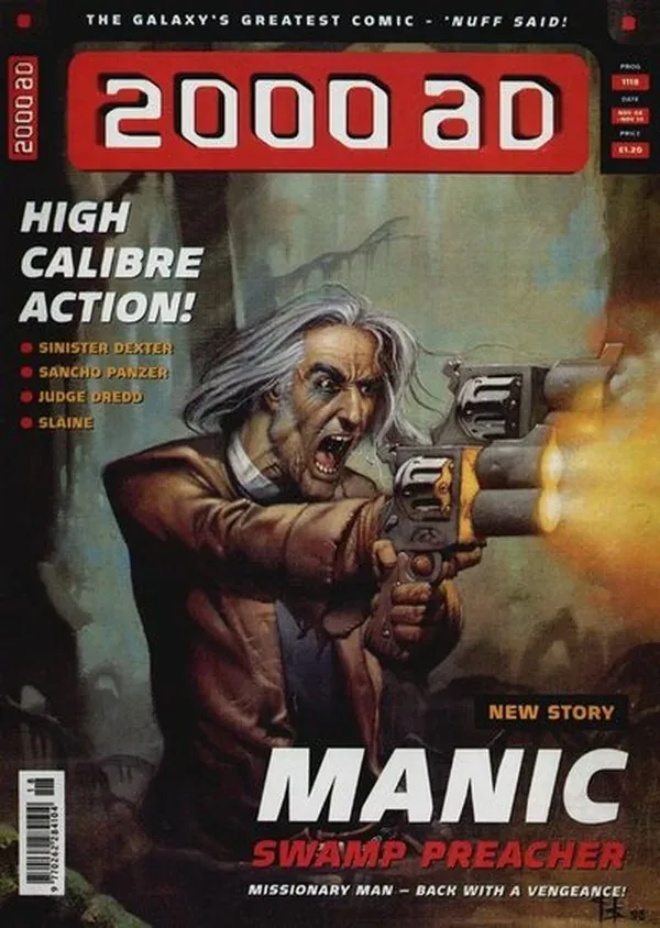 Cover of 2000 AD #1118