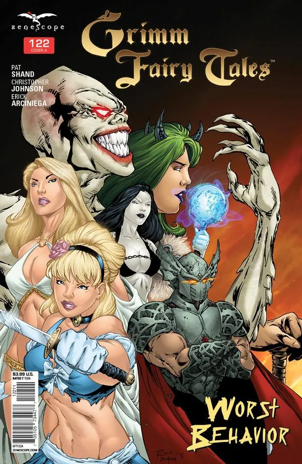 Cover of Grimm Fairy Tales #122
