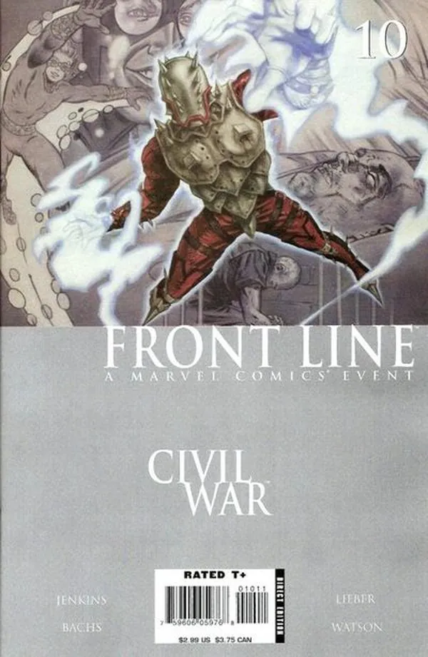Cover of Civil War: Front Line #10